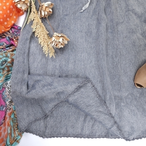 New Lamesa Alpaca Grey Wool Maxi Skirt Sz XXL - Picture 10 of 15